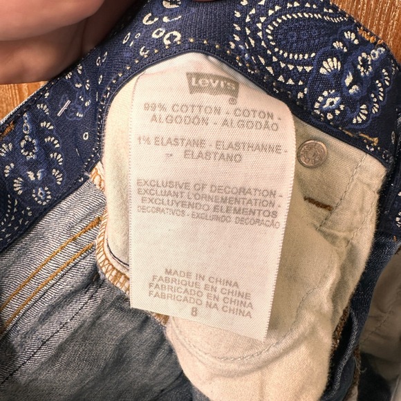 Levi Strauss & Co Boot Cut 525 Perfect Waist Jeans Women 8 Blue Denim Straight - Picture 9 of 9